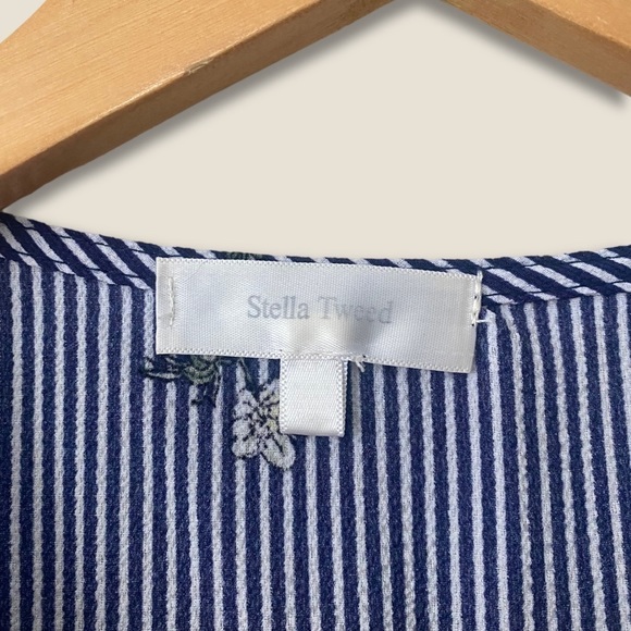 Stella Tweed Floral Sleeveless Dress Small - Picture 7 of 9